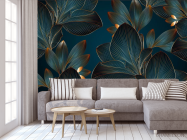 Фотообои 3д листья объёмные - 3