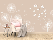 Фотообои Векторные одуванчики - 4