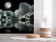 Фотошпалери Місяць над хмарами - 2