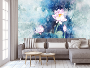 Фотообои Акварельный лотос - 3