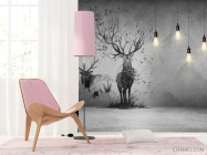 Фотошпалери Олені і лампа - 4