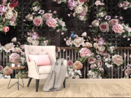 Фотообои 3д Розы - 4