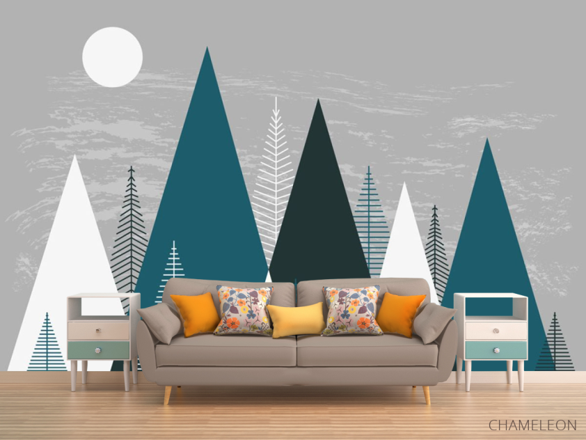 Фотообои Векторные горы - 1