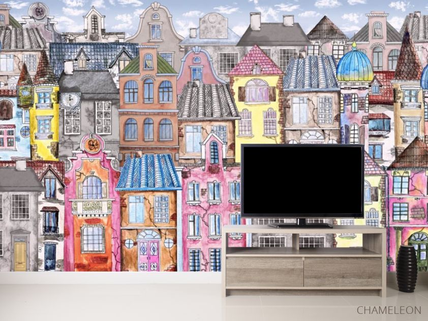 Фотообои в стиле Модерн, детские домики - 2