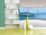 Фотошпалери Море і острова у вікні - 3