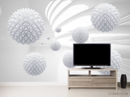 3д фотообои 3д шары - 2