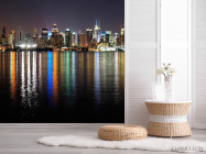 Фотошпалери Фотошпалери Яскрава нічна набережна - 2