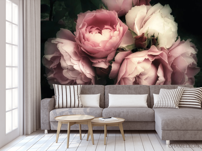 Фотообои Винтажные пионы - 3