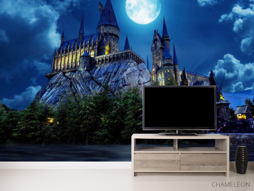 Фотообои луна и замок - 2