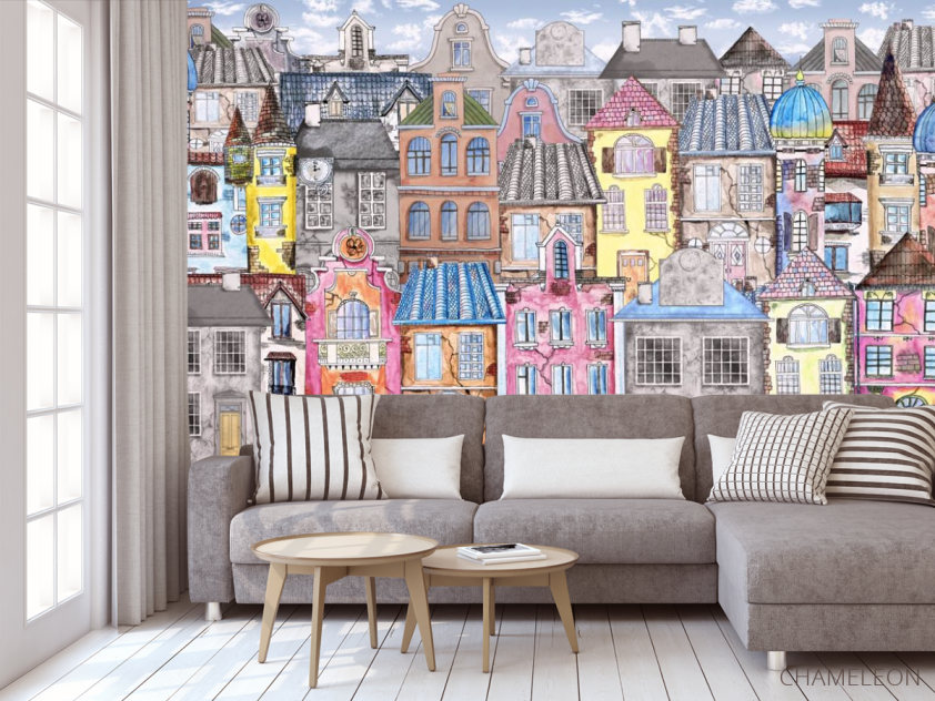 Фотообои в стиле Модерн, детские домики - 3