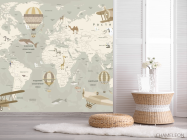 Фотообои Карта - 2