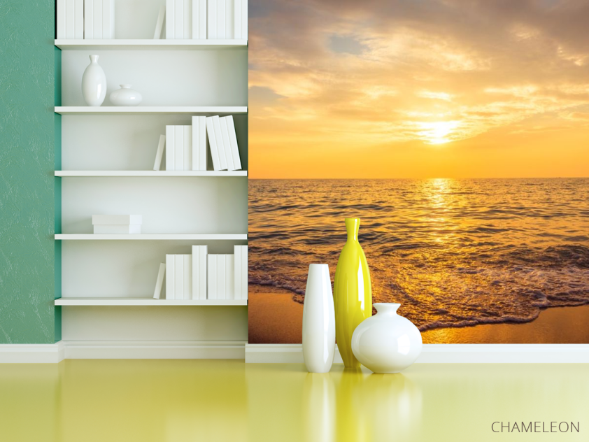 Фотошпалери Сонце відбивається в морі - 3