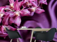 Фотошпалери Квіти на шовку - 1