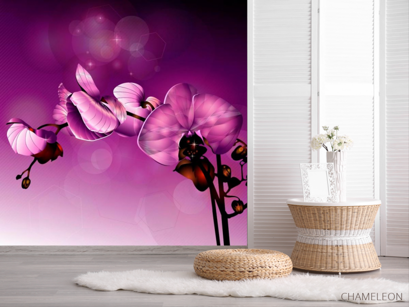 Фотообои Орхидеи фиолетовые - 2