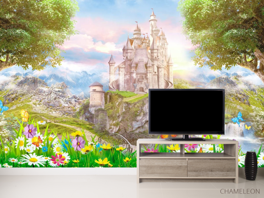 Фотообои Замок на поляне - 2