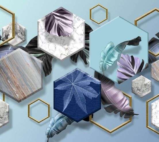 Фотообои 3д, геометрия Фотообои 3д, геометрия 31484