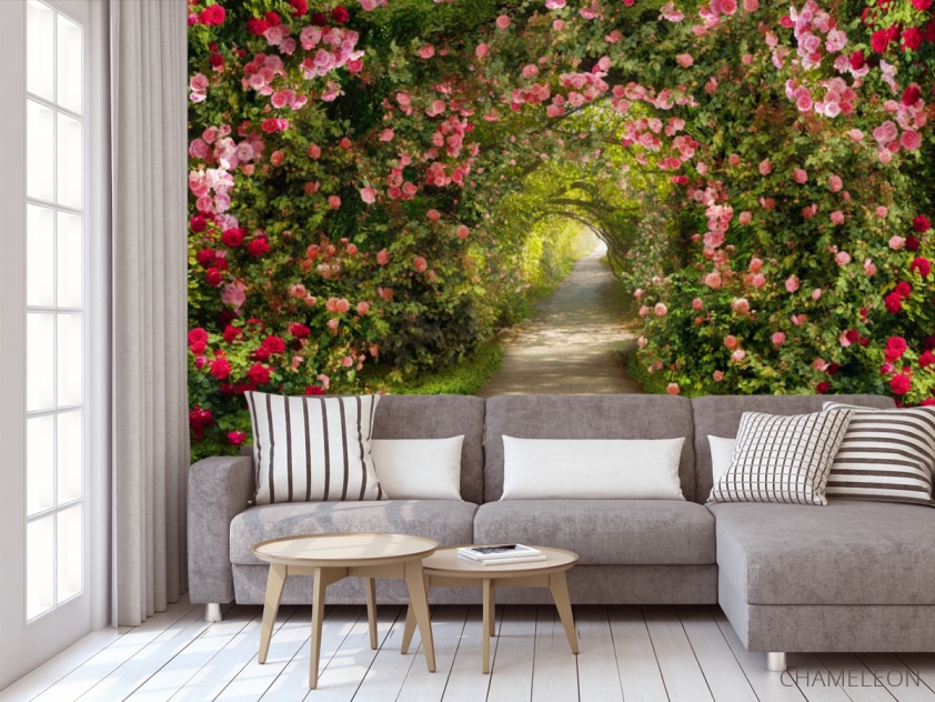 Фотообои Арка из цветов - 3