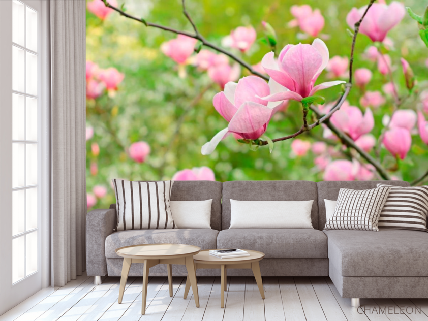 Фотообои Розовый имбирь - 3