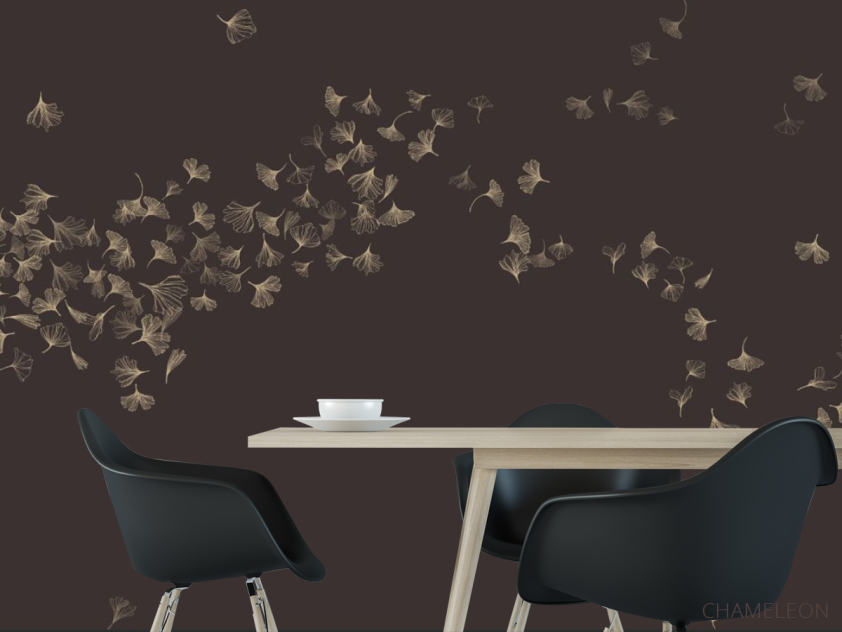 Фотошпалери кульбаба в стилі line art - 1