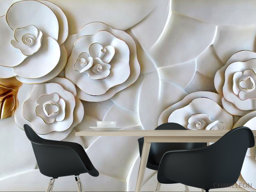 Фотошпалери 3Д квіти - 1