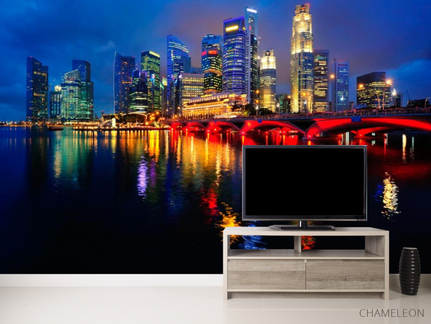 Фотообои Яркие краски города - 2