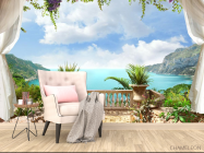 Фотообои Вид на море с балкона - 4