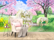 Фотообои Единороги детские - 4