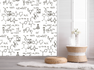 Фотошпалери Патерн для кабінету хімії - 2