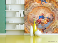 Фотошпалери Антична фреска на стелю - 3