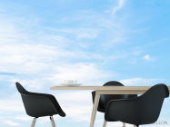 Фотошпалери біло-блакитне небо - 1