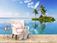 Фотообои остров в чистом океане - 4