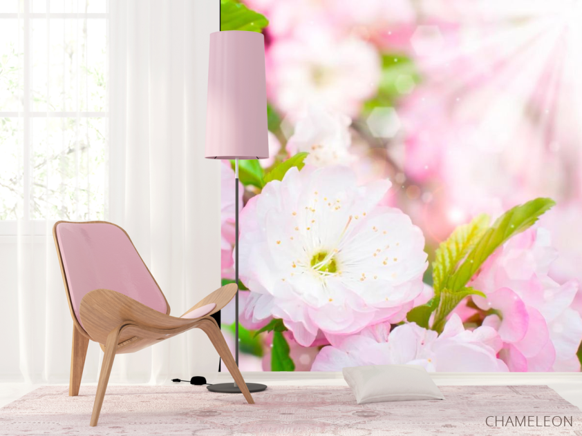 Фотообои Цветки шиповника распустились - 4