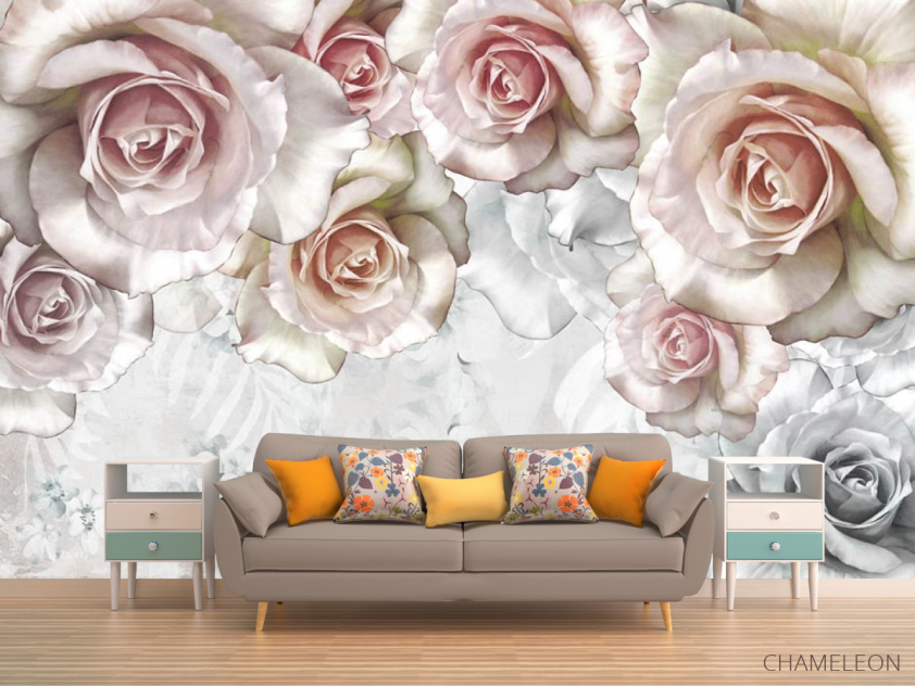 Фотообои Объёмные розы - 1