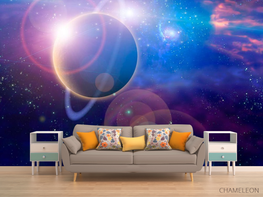 Фотообои Планета и млечный путь - 1