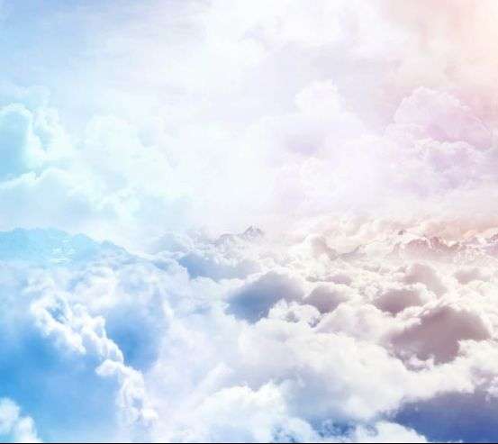 Фотошпалери рожеві хмари 30118