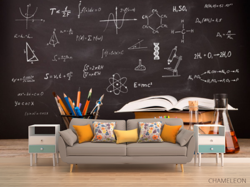 Фотообои Формулы на доске - 1