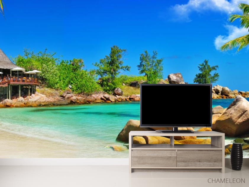 Фотообои бунгало на берегу - 2