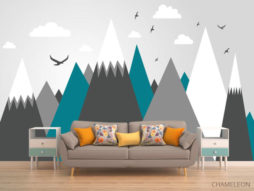 Фотообои Векторные горы - 1