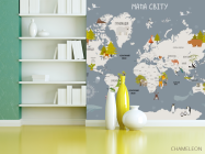 Сіра карта зі звірами англійською - 3