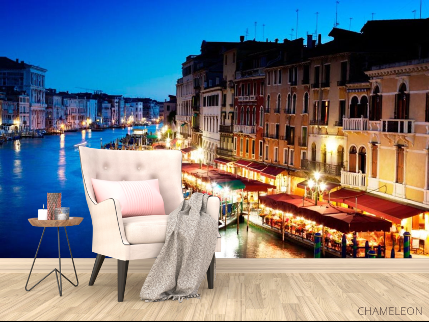 Фотообои Кафе у воды, Венеция - 4