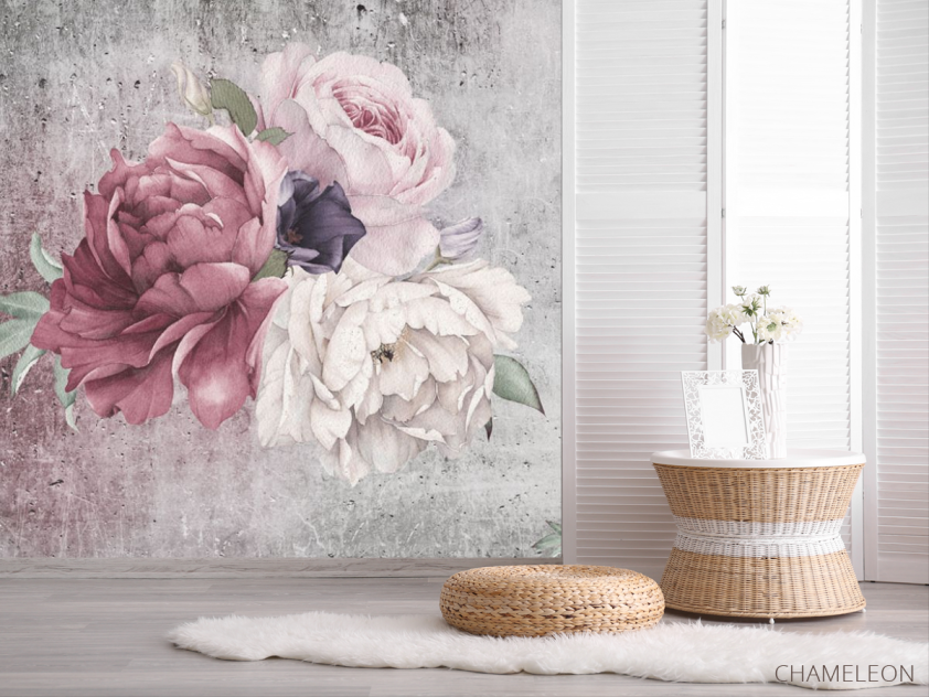 Фотошпалери Вінтажні півонії - 2