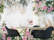 Фотошпалери квіти і листя - 1