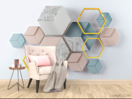 Фотообои 3д, геометрия - 4