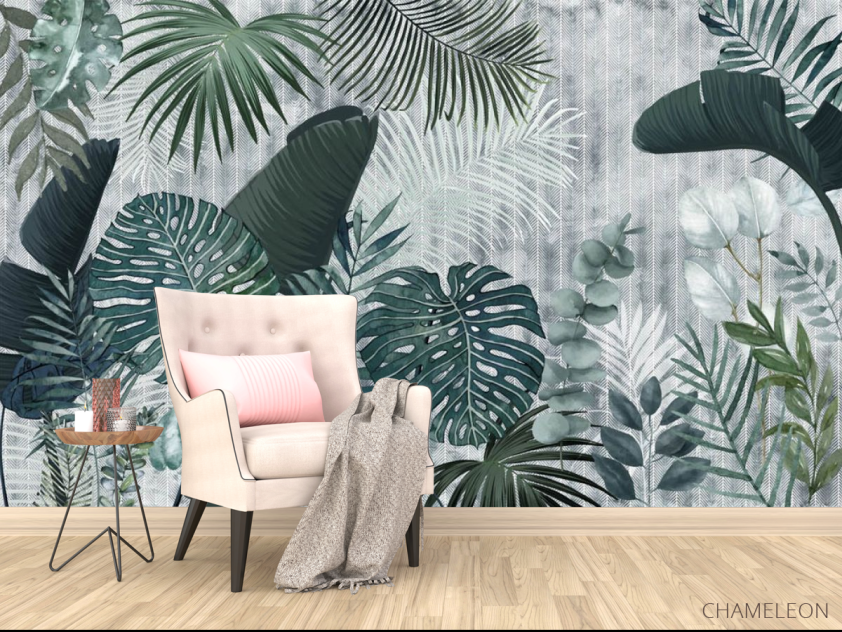 Фотообои Ассорти тропических листьев - 4