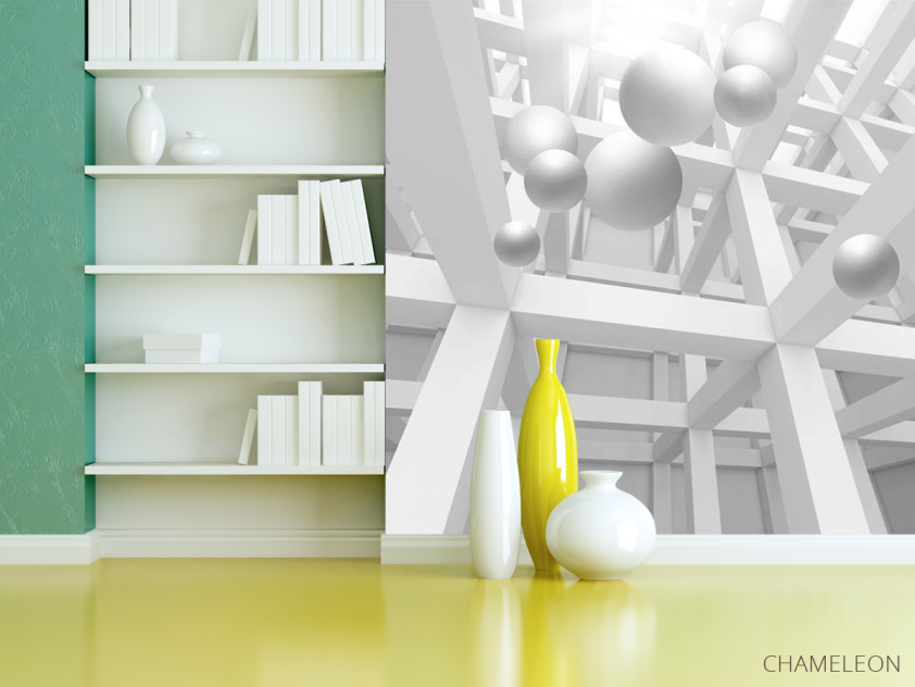 Фотошпалери Стереоскопічні фігури - 3