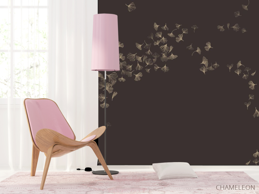 Фотошпалери кульбаба в стилі line art - 4