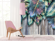 Фотошпалери Тропічні листя 3д - 4