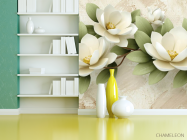 Фотошпалери 3D лотоси - 3