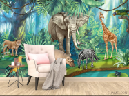 Фотообои Яркие африканские животные - 4