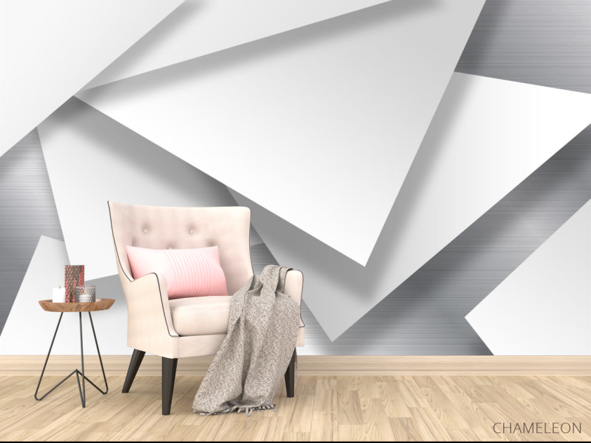 Фотообои 3д треугольники - 4